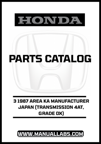 With this manual, you can easily identify and order the correct parts for your vehicle, saving you time and money. Whether you're a DIY enthusiast or a professional mechanic, the clear illustrations and organized layout make it simple to navigate through the various components of your Honda Accord.