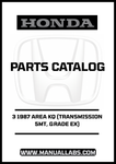 Unlock the full potential of your 1987 Honda Accord with our comprehensive Door 3 Parts Catalog Manual. Designed specifically for the EX grade with a 5MT transmission, this PDF download is an essential resource for any DIY enthusiast or professional mechanic looking to maintain or restore their vehicle.