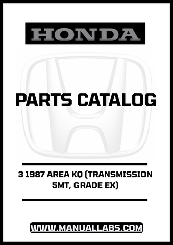 Unlock the full potential of your 1987 Honda Accord with our comprehensive Door 3 Parts Catalog Manual. Designed specifically for the EX grade with a 5MT transmission, this PDF download is an essential resource for any DIY enthusiast or professional mechanic looking to maintain or restore their vehicle.