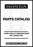 Unlock the full potential of your 1987 Honda Accord with our comprehensive Door 3 Parts Catalog Manual. This PDF download is specifically designed for the 4AT transmission and STD grade, providing you with detailed diagrams and specifications to ensure you have everything you need for maintenance and repairs.