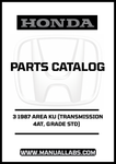 Unlock the full potential of your 1987 Honda Accord with our comprehensive Door 3 Parts Catalog Manual. This PDF download is specifically designed for models equipped with a 4AT transmission and standard grade, ensuring you have the precise information you need for repairs and maintenance.