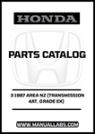 Unlock the full potential of your 1987 Honda Accord with our comprehensive Door 3 Parts Catalog Manual. This PDF download is specifically designed for the 4AT transmission and Grade EX model, providing you with detailed diagrams and specifications to ensure you have everything you need for maintenance and repairs.