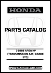 Discover the ultimate resource for maintaining your 1988 Honda Accord with the comprehensive Door 3 Parts Catalog Manual. This PDF download is specifically designed for models equipped with a 4AT transmission and standard grade, ensuring you have the precise information you need for repairs and replacements.