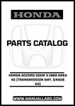 Unlock the full potential of your 1989 Honda Accord with our comprehensive Door 3 Parts Catalog Manual. Designed specifically for the 5MT transmission and EX grade, this PDF download is an essential resource for any DIY enthusiast or professional mechanic looking to maintain or restore their vehicle.