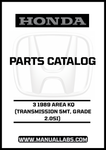 Unlock the full potential of your 1989 Honda Accord with our comprehensive Door 3 Parts Catalog Manual. This PDF download is specifically designed for the 2.0SI model equipped with a 5MT transmission, providing you with detailed diagrams and specifications to ensure accurate repairs and maintenance.