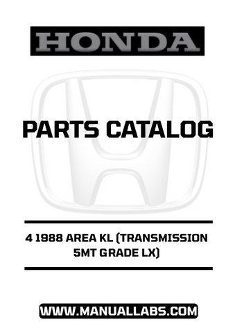 With this manual, you can easily identify and order the correct parts for your vehicle, saving you time and money on repairs. The user-friendly layout allows for quick navigation, making it simple to find the information you need, whether you're a seasoned mechanic or a DIY enthusiast.