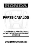 With this manual, you can easily identify and source the right parts for your vehicle, saving you time and money. Whether you're a DIY enthusiast or a professional mechanic, the clear illustrations and organized layout make it simple to navigate through the various components of your Accord.
