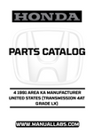 Whether you're a DIY enthusiast or a professional mechanic, this manual is an invaluable resource. It simplifies the process of identifying and sourcing the right parts, saving you time and effort. With clear illustrations and organized sections, you can easily navigate through the components of your vehicle.