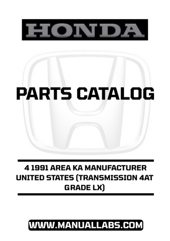 Whether you're a DIY enthusiast or a professional mechanic, this manual is an invaluable resource. It simplifies the process of identifying and sourcing the right parts, saving you time and effort. With clear illustrations and organized sections, you can easily navigate through the components of your vehicle.