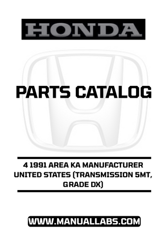 With easy navigation and clear illustrations, this manual simplifies the process of identifying and sourcing the right parts for your vehicle. Whether you're tackling a minor repair or a major overhaul, having access to this catalog will save you time and effort, allowing you to get your Accord back on the road with confidence.