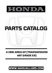 Unlock the full potential of your 1991 Honda Accord with our comprehensive Door 4 Parts Catalog Manual. This PDF download is specifically designed for the 4AT Grade EX model, providing you with detailed information on every component related to the door assembly. Whether you're a DIY enthusiast or a professional mechanic, this manual is an essential resource for accurate repairs and maintenance.
