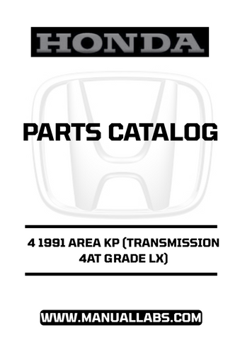 Inside this manual, you'll find detailed diagrams, part numbers, and specifications that make identifying and sourcing replacement parts a breeze. Whether you're a DIY enthusiast or a professional mechanic, this catalog will streamline your repair process and help you keep your Accord in top condition.