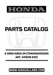 Unlock the full potential of your 1993 Honda Accord with our comprehensive Door Parts Catalog Manual, specifically designed for the 4AT transmission and EXI grade. This PDF download provides you with detailed diagrams and specifications, ensuring you have all the information you need for repairs and maintenance.