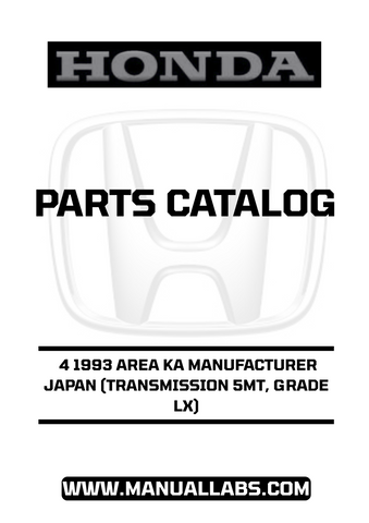 With easy navigation and clear illustrations, this manual simplifies the process of identifying and sourcing the right parts for your vehicle. Whether you're tackling a minor repair or a major overhaul, having access to this catalog will save you time and effort, allowing you to get your Accord back on the road with confidence.