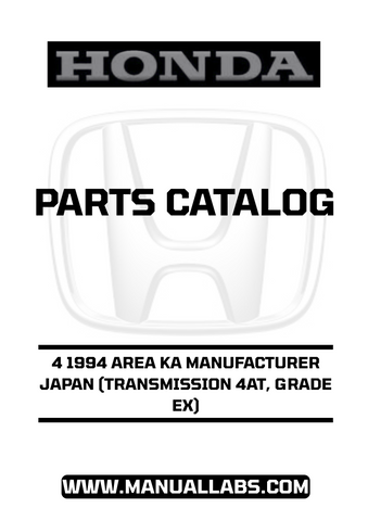 With this manual at your fingertips, you can easily identify and order the correct parts for your vehicle, saving you time and money. Whether you're a DIY enthusiast or a professional mechanic, the clear layout and thorough explanations make it simple to navigate through the various components of your Honda Accord.