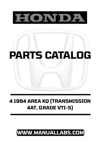 With easy navigation and clear illustrations, this manual simplifies the process of identifying and sourcing the right parts for your vehicle. Whether you're a DIY enthusiast or a professional mechanic, you'll appreciate the accuracy and depth of information that helps you get the job done right the first time.
