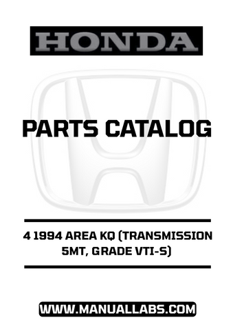 With easy navigation and clear illustrations, this manual simplifies the process of identifying and sourcing the right parts for your vehicle. Whether you're a DIY enthusiast or a professional mechanic, you'll appreciate the thoroughness and accuracy of the content, making your repair tasks more efficient and effective.