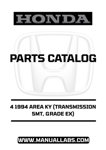 Inside this manual, you'll find an extensive collection of diagrams, part numbers, and specifications that make identifying and sourcing parts a breeze. Whether you're a DIY enthusiast or a professional mechanic, this resource will save you time and ensure you have the right components for your vehicle.