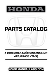 With easy navigation and clear illustrations, this manual simplifies the process of identifying and sourcing the right parts for your vehicle. Whether you're a DIY enthusiast or a professional mechanic, you'll appreciate the accuracy and thoroughness of the information provided, making your repair tasks straightforward and hassle-free.