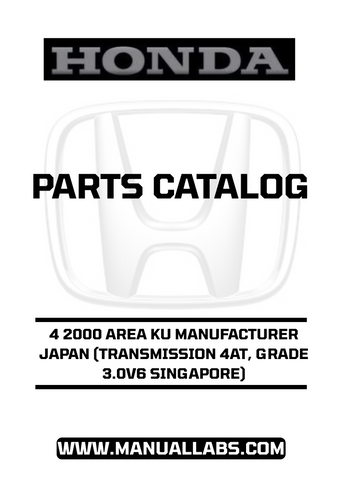 With a focus on the 3.0 V6 transmission (4AT) configuration, this manual is an essential tool for both DIY enthusiasts and professional mechanics. It covers every aspect of the vehicle's components, making it easy to identify parts and understand their functions, which streamlines the repair process and enhances your vehicle's performance.