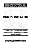 With easy navigation and clear illustrations, the Parts Catalog Manual simplifies the process of maintaining and repairing your Honda Accord. You'll find everything you need to know about each component, ensuring that you can make informed decisions when it comes to upgrades or replacements. Save time and avoid costly mistakes with this essential guide at your fingertips.