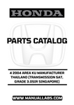 With this manual, you can easily identify and source the right parts for your Honda Accord, saving you time and money on repairs. The user-friendly format allows for quick navigation, making it simple to find the information you need, whether you're a seasoned mechanic or a DIY enthusiast.