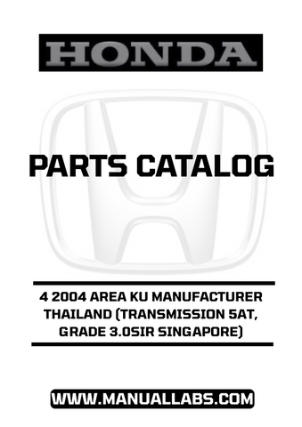 With this manual, you can easily identify and source the right parts for your Honda Accord, saving you time and money on repairs. The user-friendly format allows for quick navigation, making it simple to find the information you need, whether you're a seasoned mechanic or a DIY enthusiast.