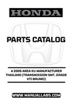 With this manual, you can easily identify and order the correct parts for your vehicle, saving you time and money. Whether you're a DIY enthusiast or a professional mechanic, the clear illustrations and thorough descriptions will guide you through every step of the process, making repairs straightforward and efficient.