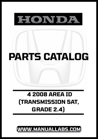 Unlock the full potential of your 2008 Honda Accord with our comprehensive Door 4 Parts Catalog Manual. This PDF download is specifically designed for the 2.4L engine with a 5AT transmission, providing you with detailed diagrams and part numbers to ensure you find exactly what you need for repairs or upgrades.