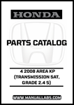 Unlock the full potential of your 2008 Honda Accord with our comprehensive Door 4 Parts Catalog Manual. This PDF download is specifically designed for the 2.4 S grade with a 5AT transmission, providing you with detailed diagrams and specifications to ensure you have the right parts for any repair or maintenance task.