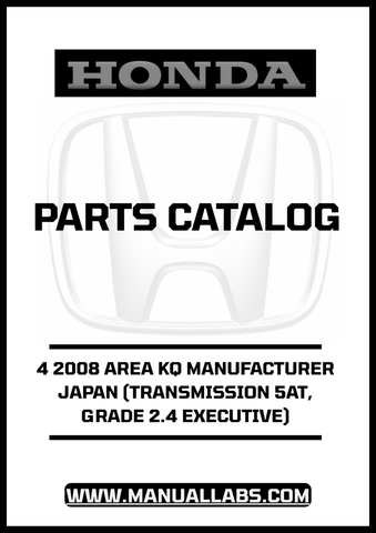 Discover the essential resource for maintaining your 2008 Honda Accord with our comprehensive Parts Catalog Manual. This PDF download provides detailed information specifically for the 4-door model, ensuring you have access to all the necessary specifications and diagrams for the KQ area.