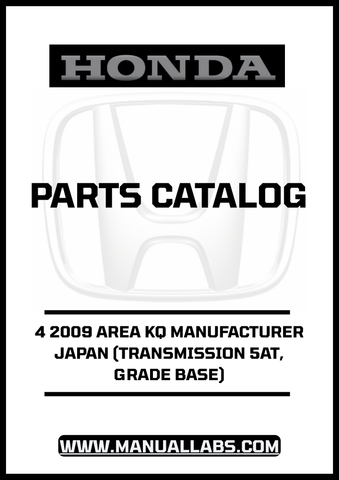 Discover the essential resource for maintaining your 2009 Honda Accord with our comprehensive Parts Catalog Manual. This PDF download provides detailed information specifically for the 4-door model, ensuring you have access to all the necessary specifications and diagrams for your vehicle's components.