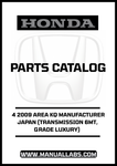 Discover the ultimate resource for your 2009 Honda Accord with our comprehensive Parts Catalog Manual, available for instant PDF download. This detailed guide focuses on the 4-door model, specifically the KQ area, ensuring you have access to all the necessary information for maintenance and repairs.