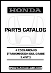 Unlock the full potential of your 2009 Honda Accord with our comprehensive Door Parts Catalog Manual. This PDF download is specifically designed for the 4-door model featuring the 2.4 VTI transmission, ensuring you have access to all the essential information you need for maintenance and repairs.