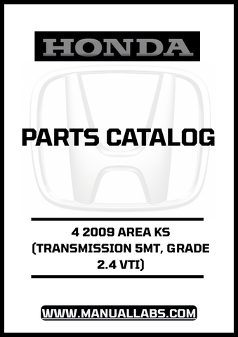 Unlock the full potential of your 2009 Honda Accord with our comprehensive Door Parts Catalog Manual. This PDF download is specifically designed for the 4-door model featuring a 5-speed manual transmission and the 2.4 VTI grade, ensuring you have the precise information you need for maintenance and repairs.