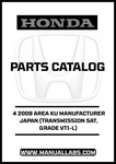 Discover the ultimate resource for your 2009 Honda Accord with our comprehensive Parts Catalog Manual, specifically designed for the 4-door VTI-L model featuring a 5AT transmission. This PDF download provides detailed diagrams and specifications, ensuring you have all the information you need for maintenance and repairs.