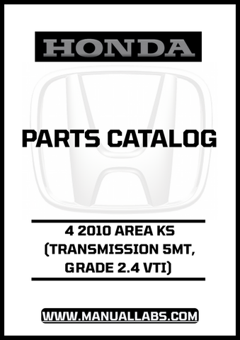 Unlock the full potential of your 2010 Honda Accord with our comprehensive Door Parts Catalog Manual. This PDF download is specifically designed for the 4-door model featuring a 5-speed manual transmission and the 2.4 VTI grade, ensuring you have the precise information you need for maintenance and repairs.