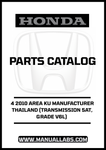 Discover the essential HONDA ACCORD DOOR 4 2010 AREA KU MANUFACTURER THAILAND (TRANSMISSION 5AT, GRADE V6L) PARTS CATALOG MANUAL, now available for instant PDF download. This comprehensive manual is designed to provide you with detailed information on all parts and components specific to your Honda Accord, ensuring you have everything you need for maintenance and repairs.