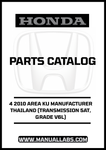 Discover the essential HONDA ACCORD DOOR 4 2010 AREA KU MANUFACTURER THAILAND PARTS CATALOG MANUAL, designed specifically for the 5AT V6L transmission model. This comprehensive PDF download provides detailed information on all components, ensuring you have the right parts at your fingertips for maintenance and repairs.