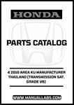 Discover the essential HONDA ACCORD DOOR 4 2010 AREA KU MANUFACTURER THAILAND (TRANSMISSION 5AT, GRADE V6) PARTS CATALOG MANUAL, now available for instant PDF download. This comprehensive manual is designed specifically for your Honda Accord, ensuring you have all the necessary information at your fingertips for maintenance and repairs.