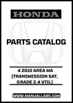 Unlock the full potential of your 2010 Honda Accord with our comprehensive Door 4 Parts Catalog Manual. This PDF download is specifically designed for the 2.4 VTIL model equipped with a 5AT transmission, ensuring you have the precise information you need for maintenance and repairs.