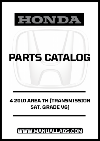 Unlock the full potential of your 2010 Honda Accord with our comprehensive Door Parts Catalog Manual. This PDF download is specifically designed for the 4-door model equipped with a 5-speed automatic transmission and V6 engine, ensuring you have the precise information you need for maintenance and repairs.