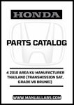 Unlock the full potential of your 2010 Honda Accord with our comprehensive Parts Catalog Manual, specifically designed for the 4-door model. This PDF download provides detailed information tailored for the Thailand-manufactured version, ensuring you have access to the precise specifications and components you need for maintenance and repairs.