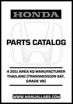 Discover the ultimate resource for your 2011 Honda Accord with our comprehensive Parts Catalog Manual, available for instant PDF download. This manual is specifically designed for the 4-door model with a V6 engine and 5-speed automatic transmission, ensuring you have the precise information you need for maintenance and repairs.