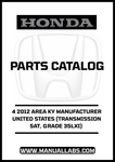 Discover the essential resource for maintaining your 2012 Honda Accord with our comprehensive Parts Catalog Manual. This PDF download provides detailed information specifically for the 4-door model, ensuring you have access to all the necessary specifications and diagrams for your vehicle's components.