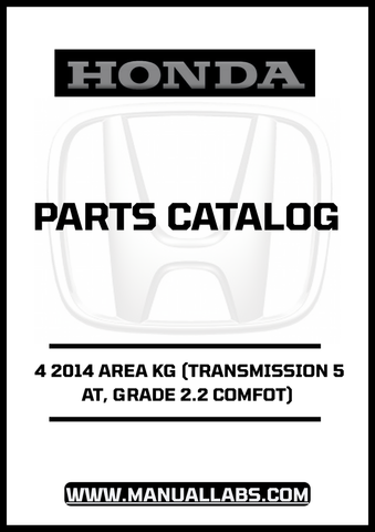 Discover the ultimate resource for your 2014 Honda Accord with our comprehensive Door Parts Catalog Manual. This PDF download is specifically designed for the 4-door model featuring a 5AT transmission and Grade 2.2 Comfort, ensuring you have all the necessary information at your fingertips.