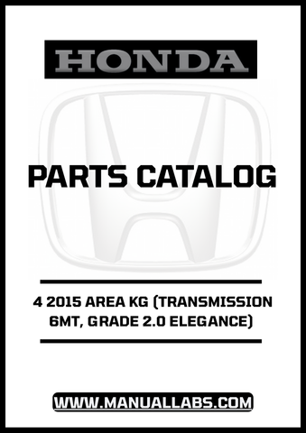 Discover the ultimate resource for your 2015 Honda Accord with our comprehensive Door Parts Catalog Manual. This PDF download is specifically designed for the 4-door model featuring a 6-speed manual transmission and the 2.0 Elegance grade, ensuring you have the precise information you need for maintenance and repairs.
