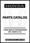 Unlock the full potential of your 2015 Honda Accord with our comprehensive Door Parts Catalog Manual. This PDF download is specifically designed for the 4-door model equipped with a 5-speed automatic transmission and the 2.4 S grade, ensuring you have the precise information you need for maintenance and repairs.