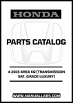 Unlock the full potential of your 2015 Honda Accord with our comprehensive Door Parts Catalog Manual. This PDF download is specifically designed for the 4-door model with a 5AT transmission and Luxury grade, ensuring you have the most relevant information at your fingertips.