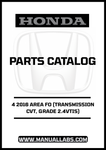 Unlock the full potential of your 2016 Honda Accord with our comprehensive Door 4 Parts Catalog Manual. This PDF download is specifically designed for models equipped with the CVT transmission and the 2.4VTIS grade, ensuring you have the precise information you need for maintenance and repairs.